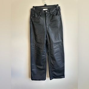 Faux Leather Pants